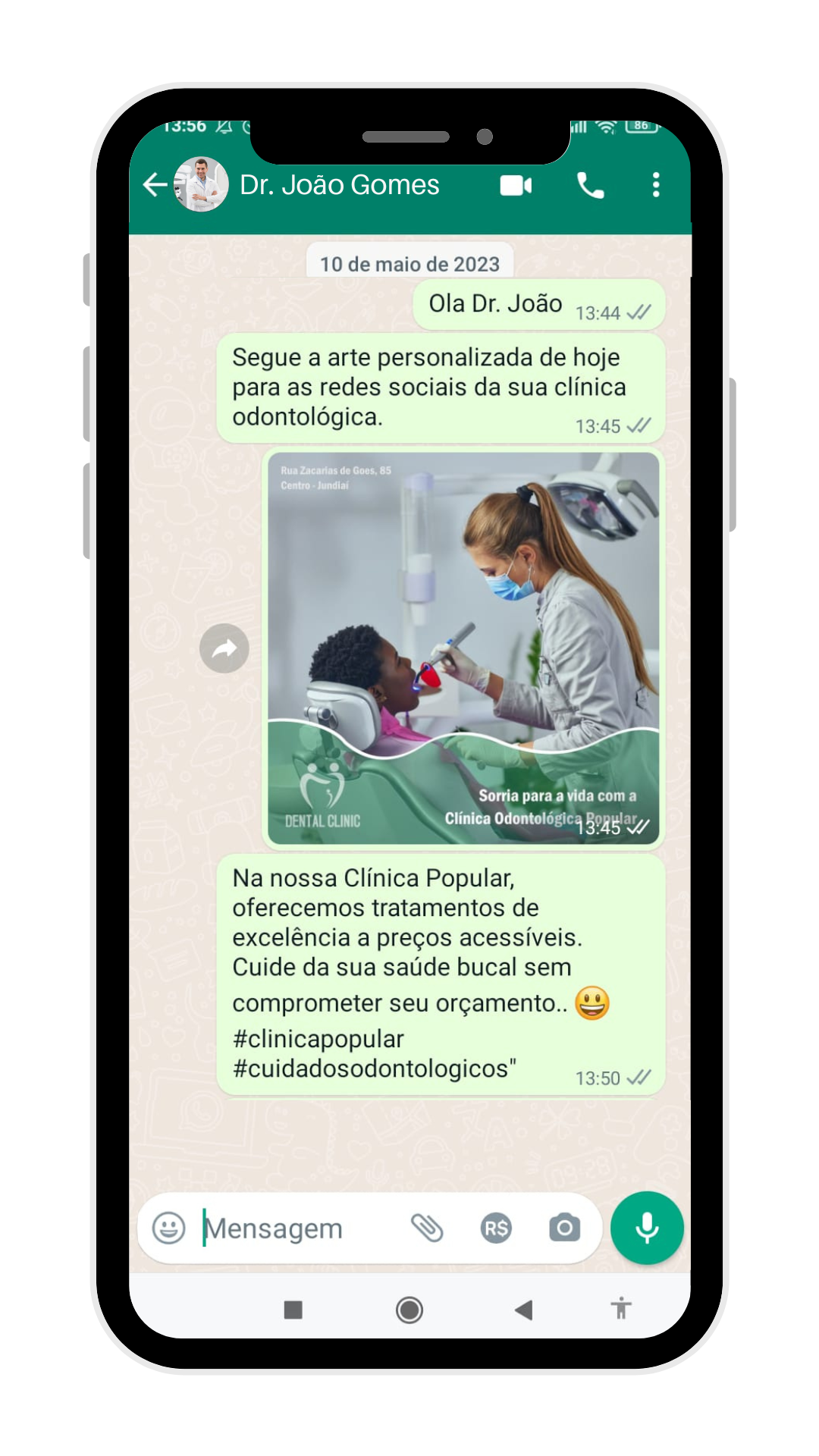 Demonstração WhatsApp 3