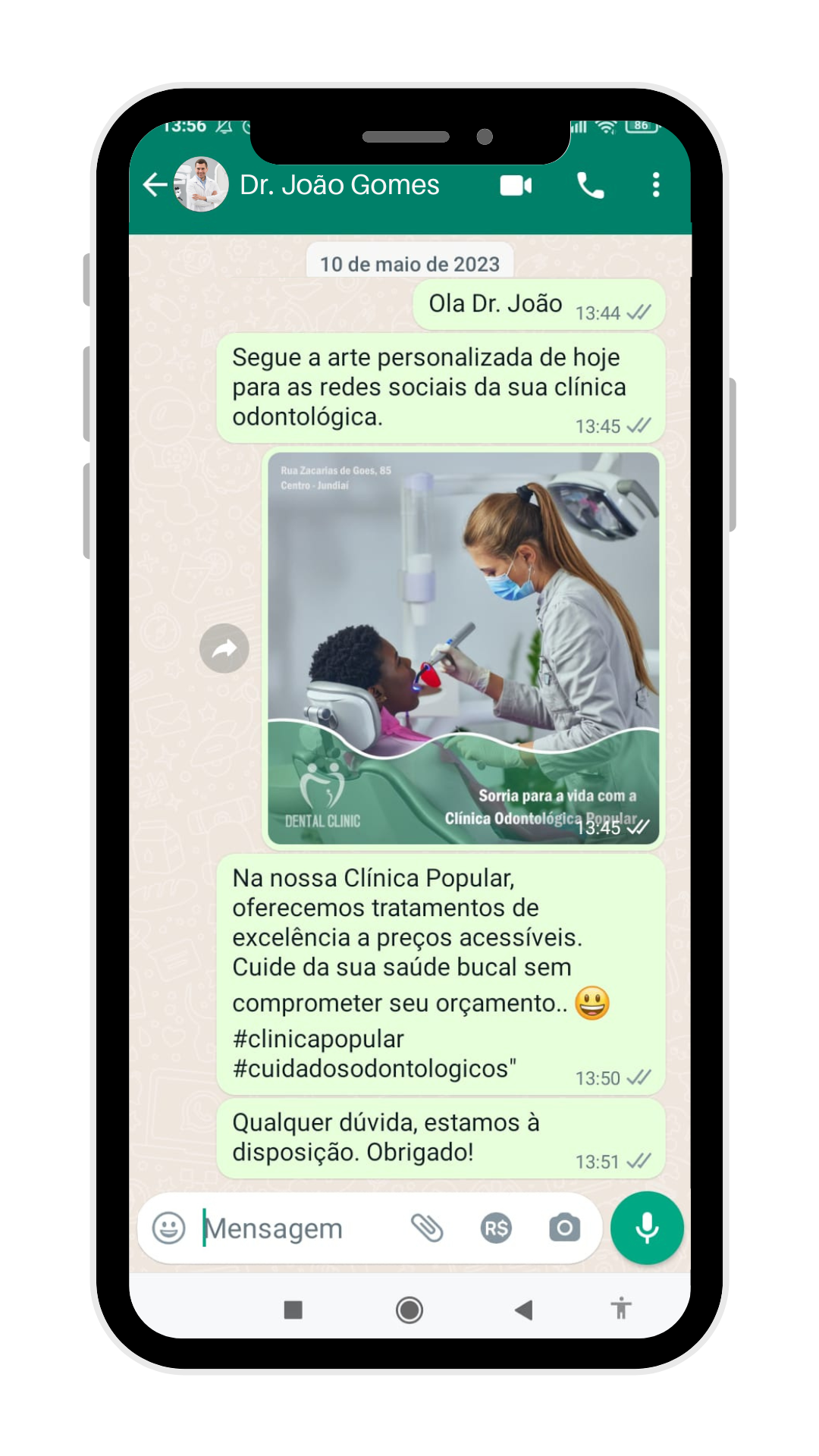 Demonstração WhatsApp 4